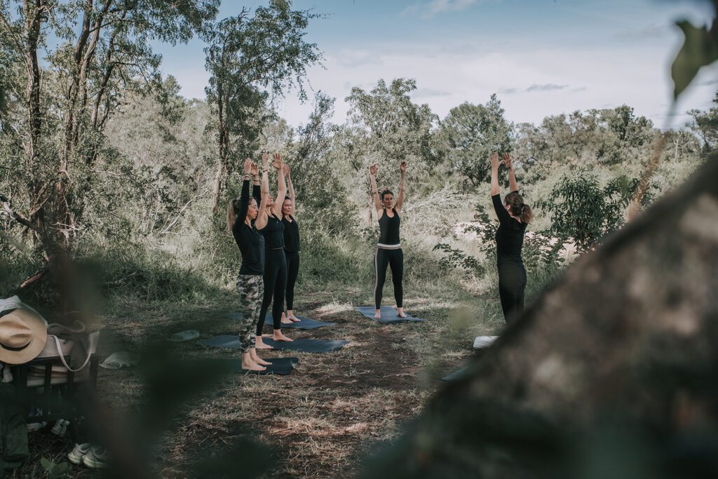 Serondella outdoor safari yoga Serondella outdoor safari yoga