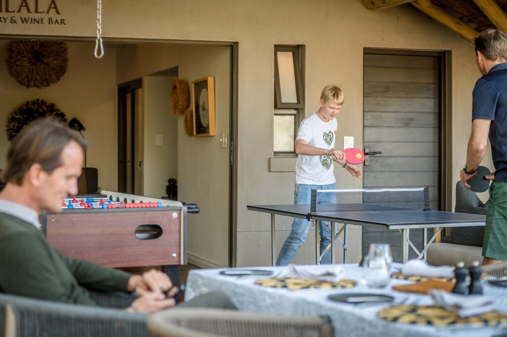 Serondella table tennis in main area Serondella table tennis in main area